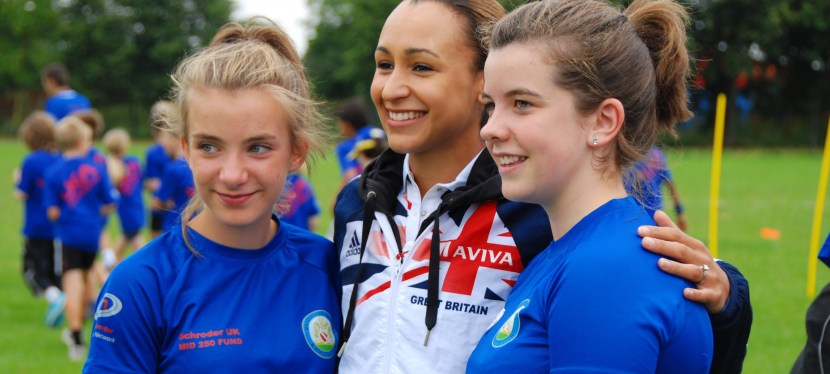 Jessica Ennis visits Manchester&nbsp;Harriers