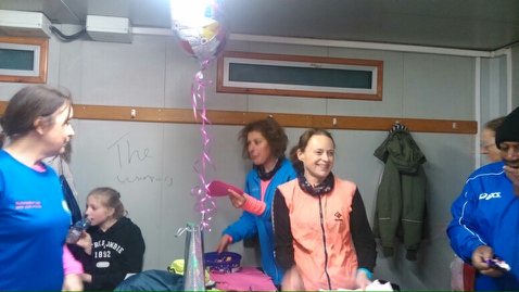 Happy birthday to Debbie at track&nbsp;tonight